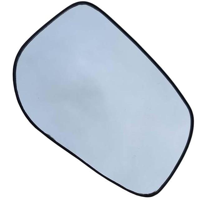 Vervangend spiegelglas rechts met achterplaat voor Toyota Camry 2007-2011 white