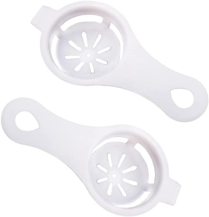 Famanu - Eierscheider set van 2 voor snel en schoon scheiden van eiwit en eigeel