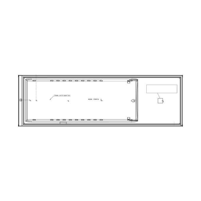 AEG Witte koelkastdeur - 538x1728mm 8086701011
