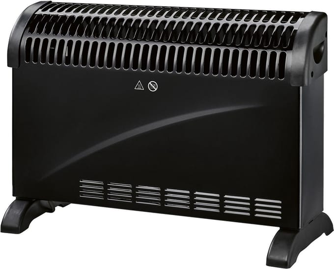 Silvercrest Convectorkachel - Kachel - 3 Warmtestanden - 1800-2000 W - 53,3 x 19,7 x 38 cm