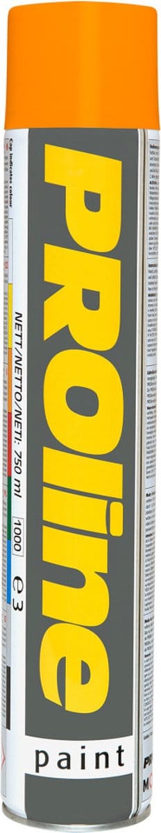 PROline-paint belijningsverf, oranje, 750 ml