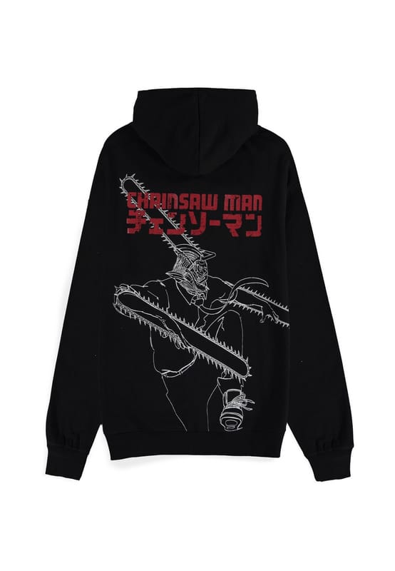 Chainsaw Man - Anime Vest met capuchon - Chainsaw Devil - S tot L - voor Mannen - zwart