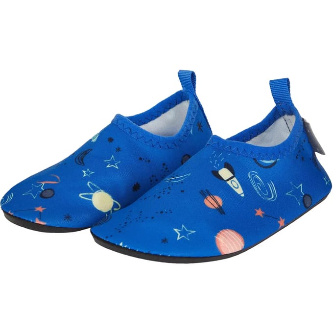 Waterproof slippers met ruimteprint voor kinderen Sterntaler