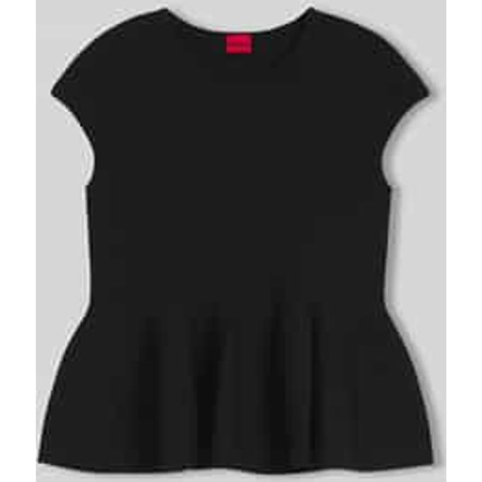 Regular fit top van viscosemix model 'Siefata'
