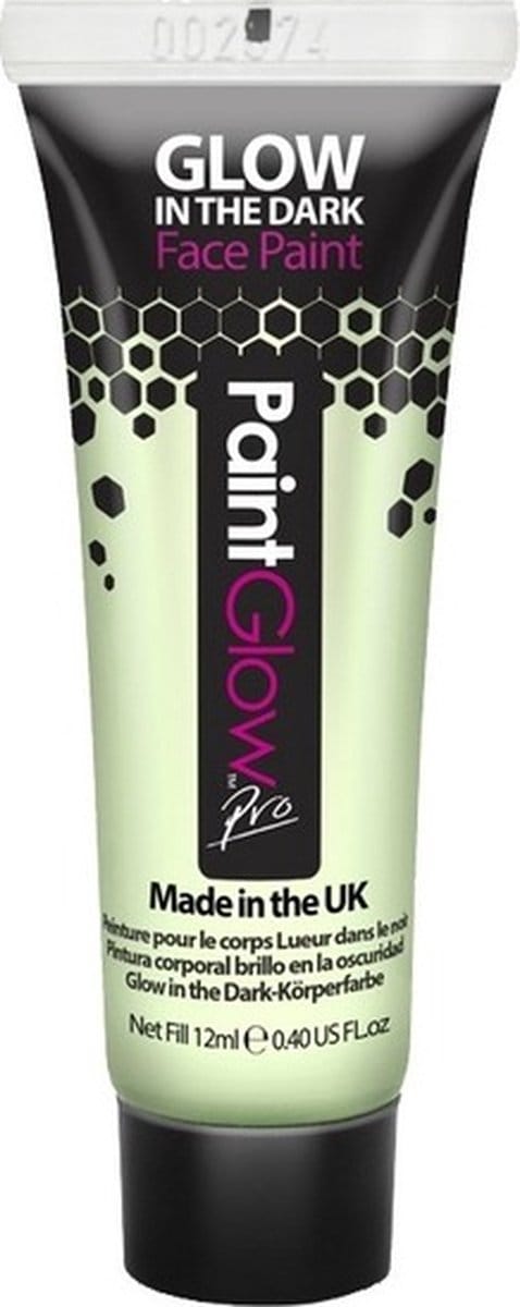 PaintGlow Bodypaint - Glow in the Dark - 10 ml - schmink/make-up - waterbasis