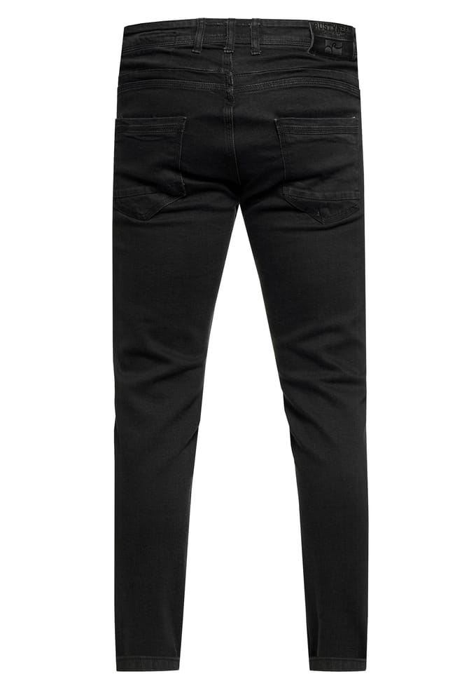 Jeansbroek "MELVIN" slim fit katoen stretch