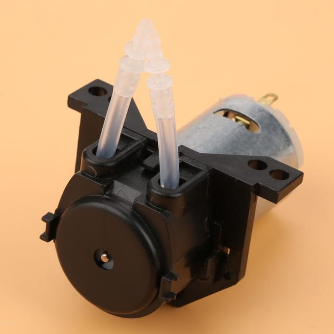 Doseerpomp DIY Peristaltische Slangkop Voor Aquarium Lab Chemische Analyse 12v 3*5 wit
