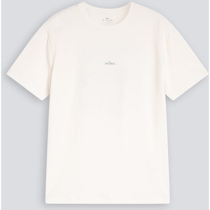 T-shirt Serie Skiing Whisper White