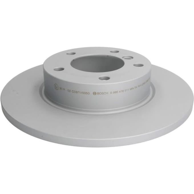 Remschijf BOSCH 0 986 478 511, voorkant, compleet, 1 Stuk