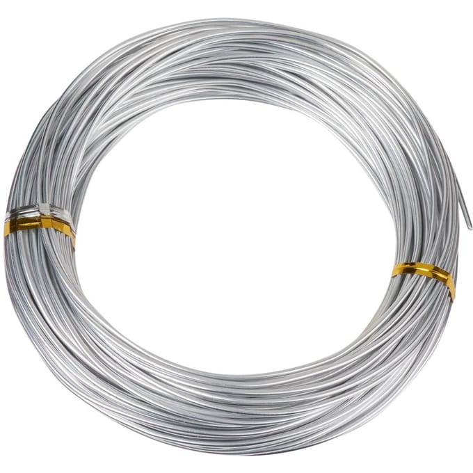 VBS Aluminium draad "Zilverkleurig" - 2 mm / 25 m