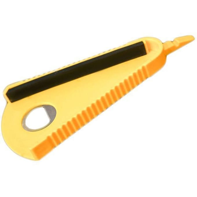 Multifunctionele flesopener, draagbare plastic flesopener voor thuiskeuken yellow