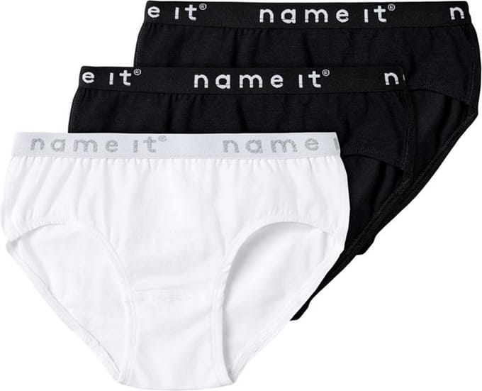 Name it meisjes slips - 3-pack - Basic - Katoenen meisjes ondergoed - 92