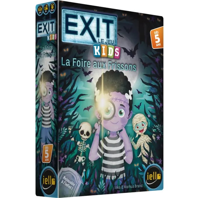 Bordspellen IELLO Exit Kids : La Foire aux Frissons