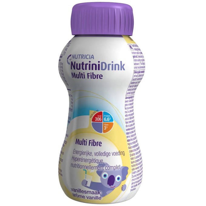 Nutrinidrink Multi Fibre Vanille +12 Maanden 200 Oplossing
