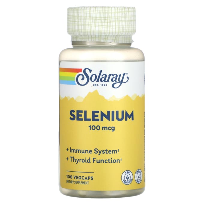 Selenium, 100 mcg, 100 vegetarische capsules