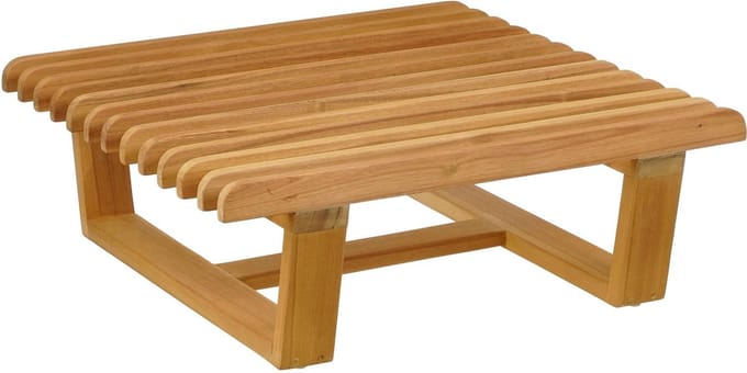 Mica Decorations Tuintafel Lennox - 80x80x28 cm - Hout - Hout