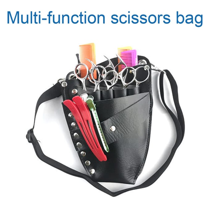 Multifunctionele Scharentas Haarclip Kam Kappersgereedschap Opberg Taille Tas gray