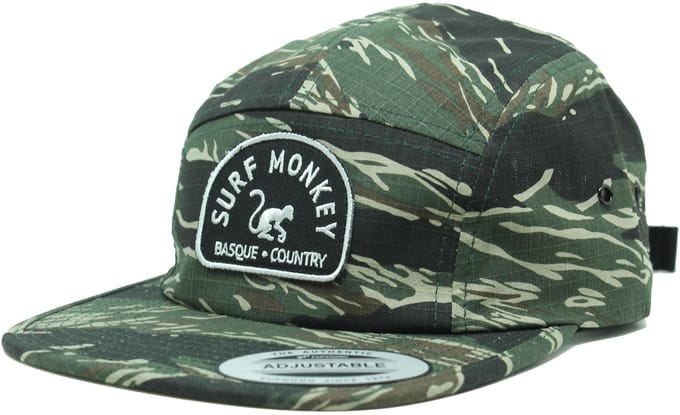 5-panel pet - platte klep - jockey / volwassene / één maat (camouflage)