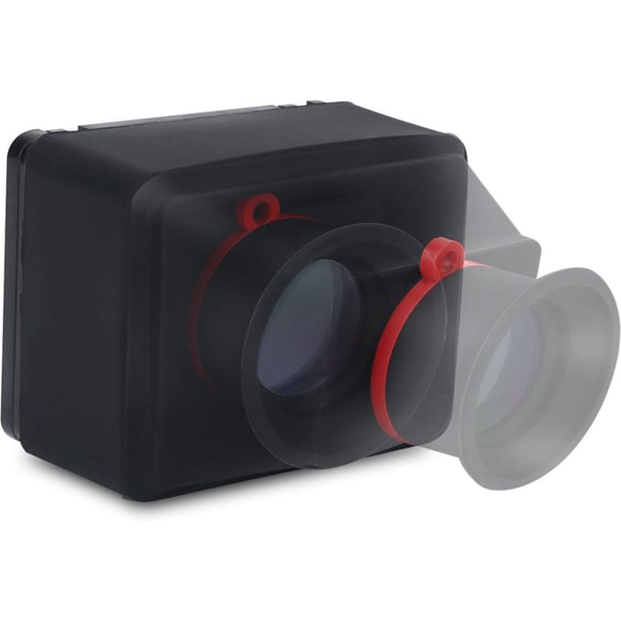 Duurzame 3.2 inch LCD Zoeker 3X Vergrootglas Accessoire voor DSLR Systeemcamera's black
