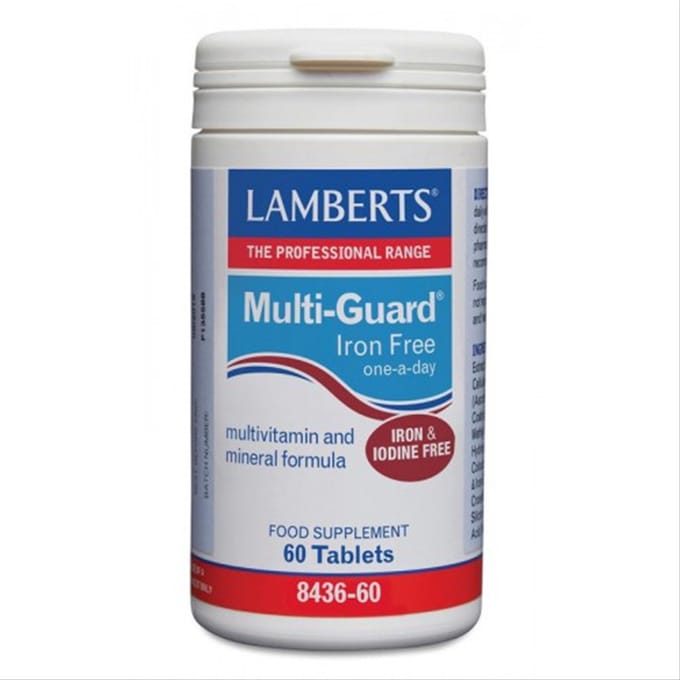 Lamberts Multi-guard ijzervrij 60 Tabletten