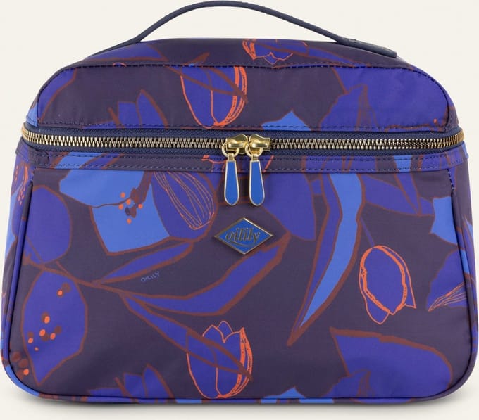 Oilily Coco - Make-up tas - Dames - Met Spiegeltje - Waterafstotend - Blauw - One size