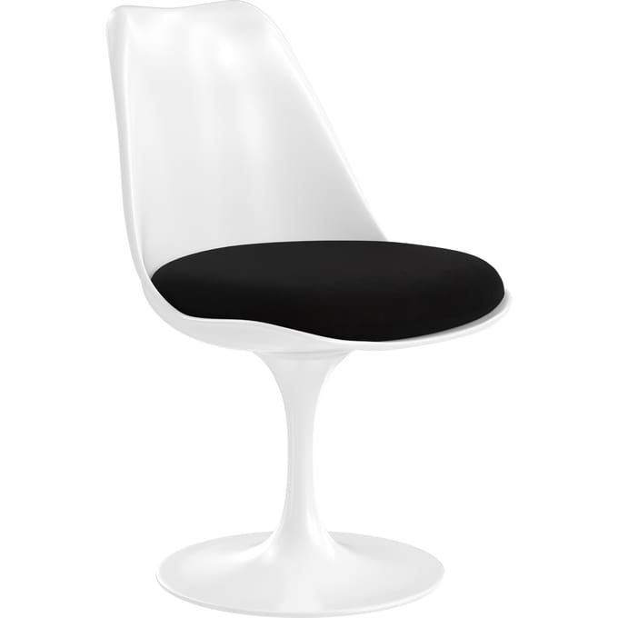 Knoll International Saarinen Tulip Stoel - Eva 138 - nero - wit
