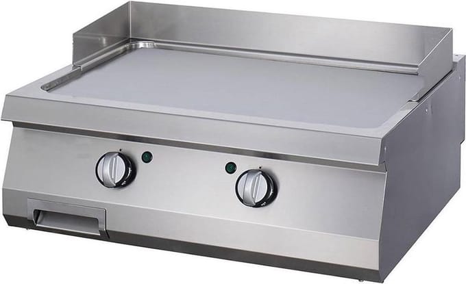 Heavy Duty Grillplaat - Glad - Dubbel - 70 cm Diep - Elektrisch