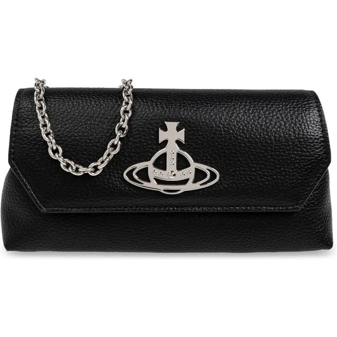 Crossbody clutch tas met bolvormig logo