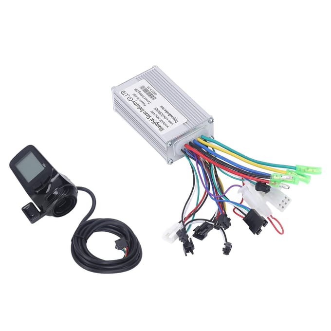 36V 48V 350W Elektrische Fiets Borstelloze Motor Controller Kit met S886 LCD Paneel Fiets Conversie Kit black