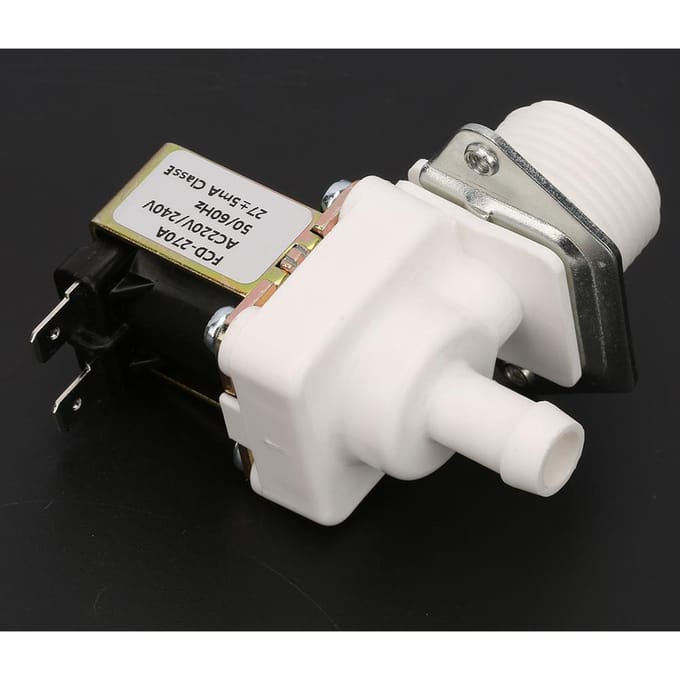 AC 220V N C Type Normalement Fermé Électrovanne Électrique en Plastique pour Machine à Glaçons