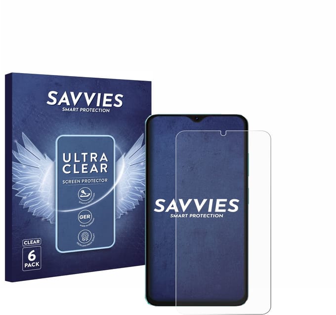 Savvies - Screenprotector voor Oscal C70 - Folie Beschermfolie transparant 6 Stuks