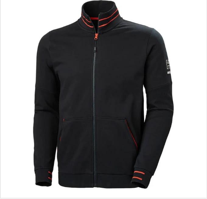 Helly Hansen 79247 KENSINGTON ZIP SWEATSHIRT - 990 BLACK - M