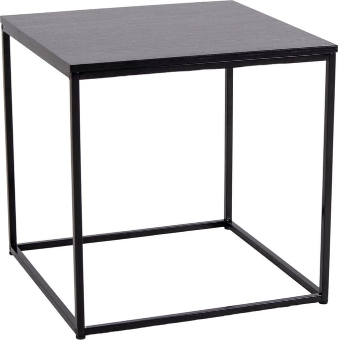 Viggo salontafel hoektafel zwart.