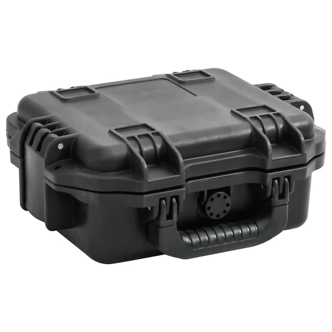 vidaXL - Flightcase - draagbaar - 30x24,5x12,5 - cm - PP - zwart