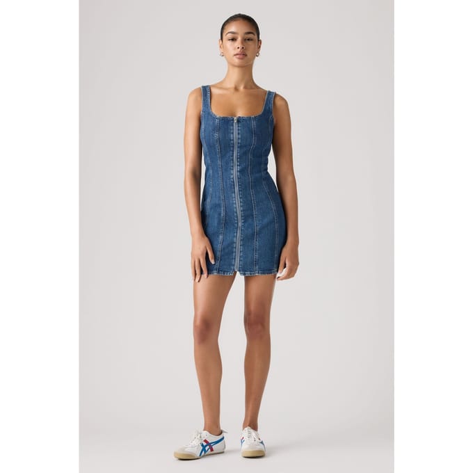 Levi's Seamed Zip Dress Größe: S | Minikleider Outlet | Damen
