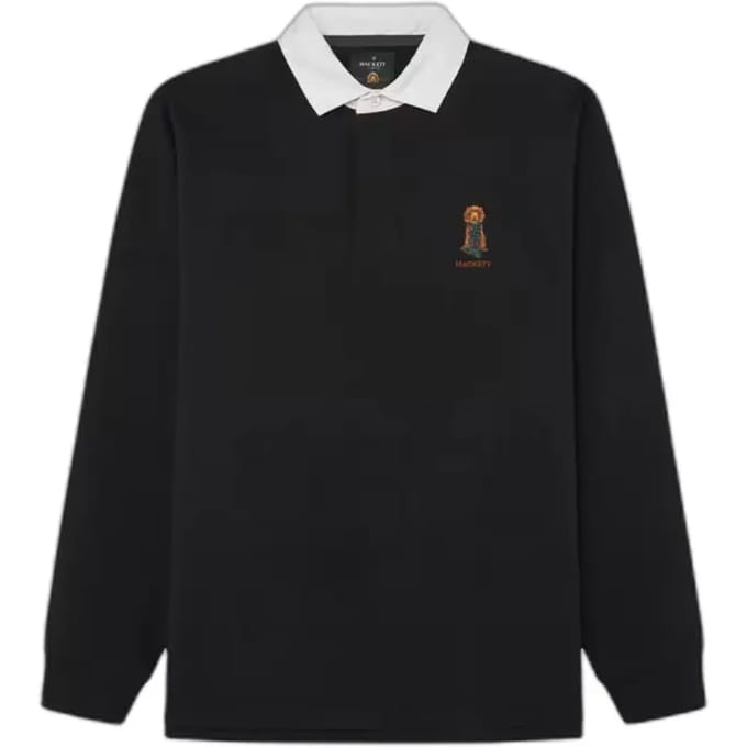 Polo met lange mouwen Hackett Heritage Harry Rugby