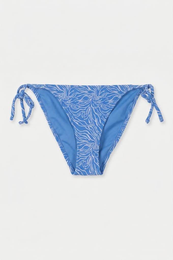 Shiwi Strap Bikini Bottom Waterlily Structure Blue Waterlily Struc Taglia: 42 | Bikini Outlet | Donna | Blu