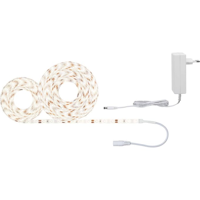 Paulmann SimpLED LED Strip 7,5 Meter Warm Wit 3000K - Plug & Play Set - 20W - 300 lm/m - 60 LEDs/m - Voor Binnen - Gecoat