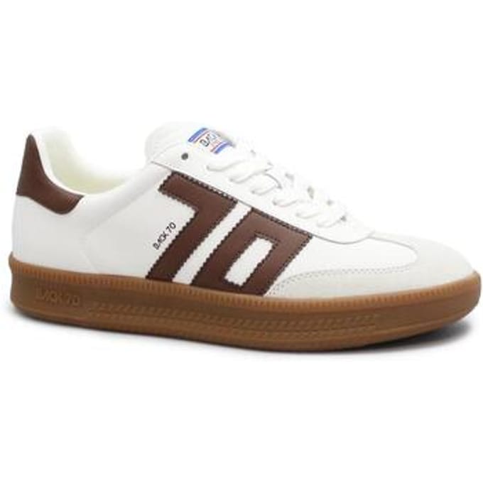 BACK70 Double Sneakers - Leer - Heren - Wit - Maat 43