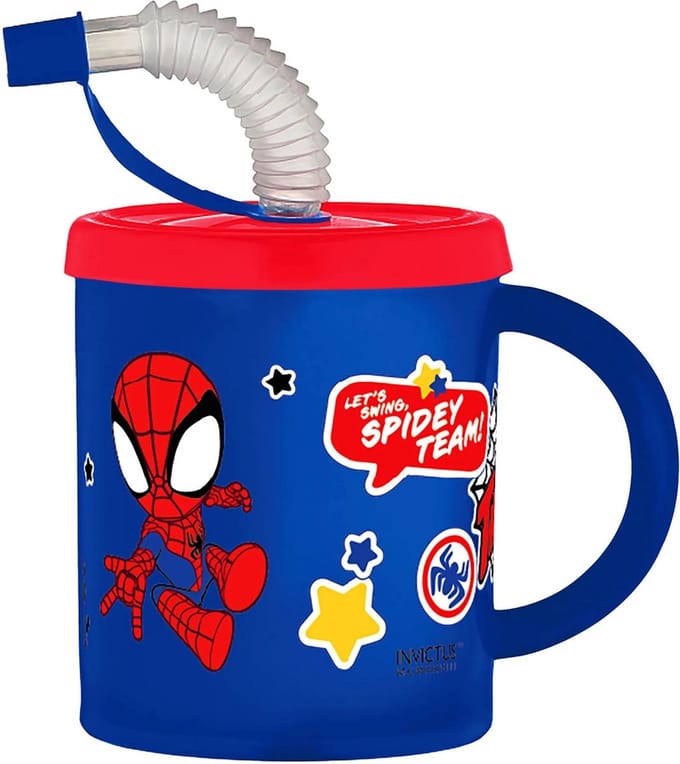 Drinkbeker Spider-Man 210ml met rietje