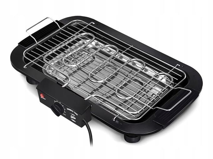 Elektrische Tafelgrill - BBQ - 2000W - Barbecue - Zwart