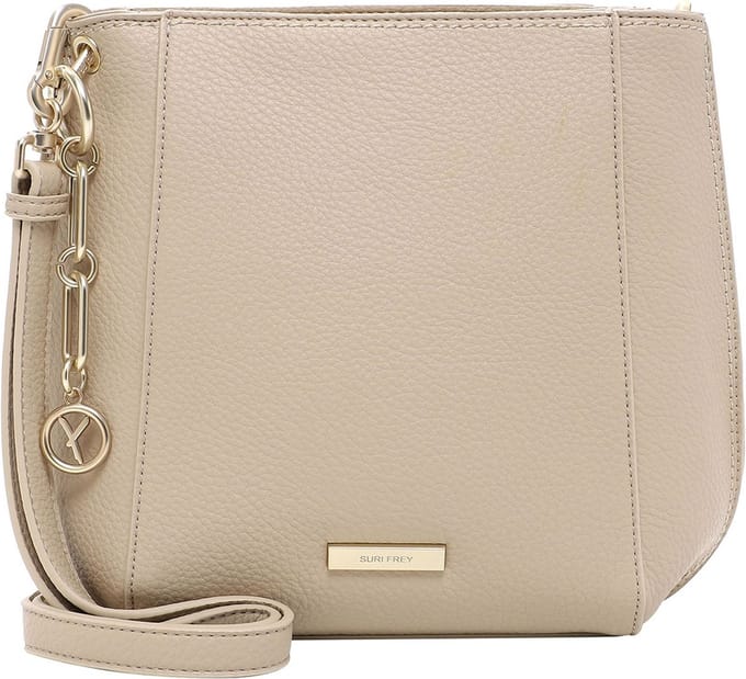 SURI FREY Schoudertas Ginny Crossbody Bag Taupe Beige