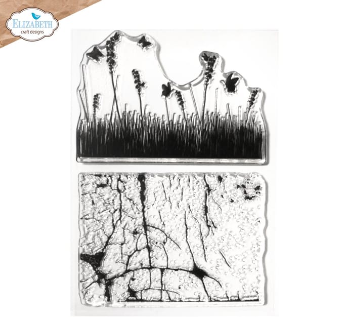 ECD Clear stamps - Cracked fields