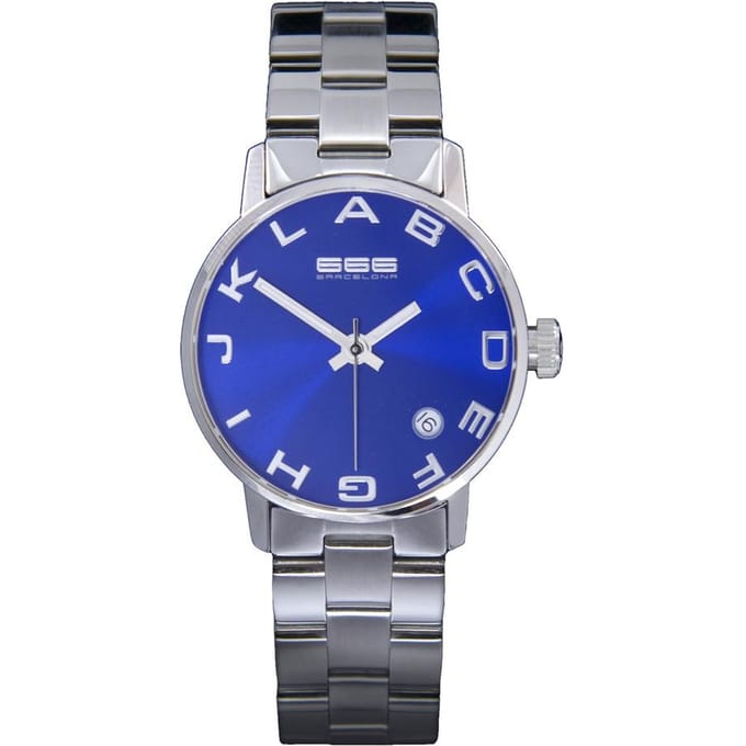 Montre 666BARCELONA 666-278. Quartz, Couleur bleue. Unisexe.
