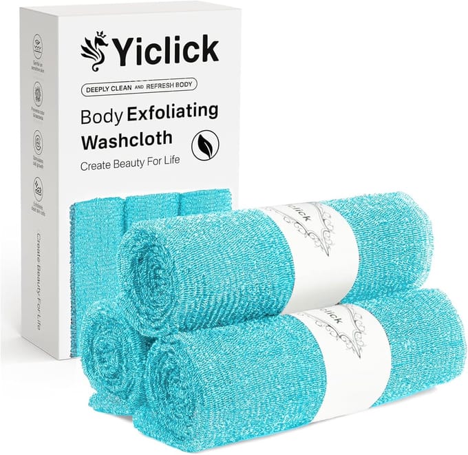 Exfoliërende washandjes voor lichaamsverzorging - 3-pack