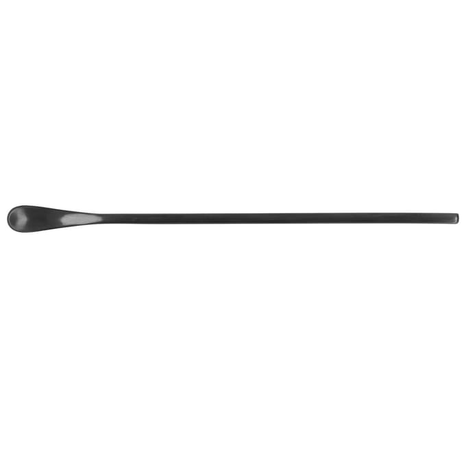Koffielepel 304 Roestvrij Staal Cocktail Smoothie Verlengd Lange Handgreep Mat Zwart black