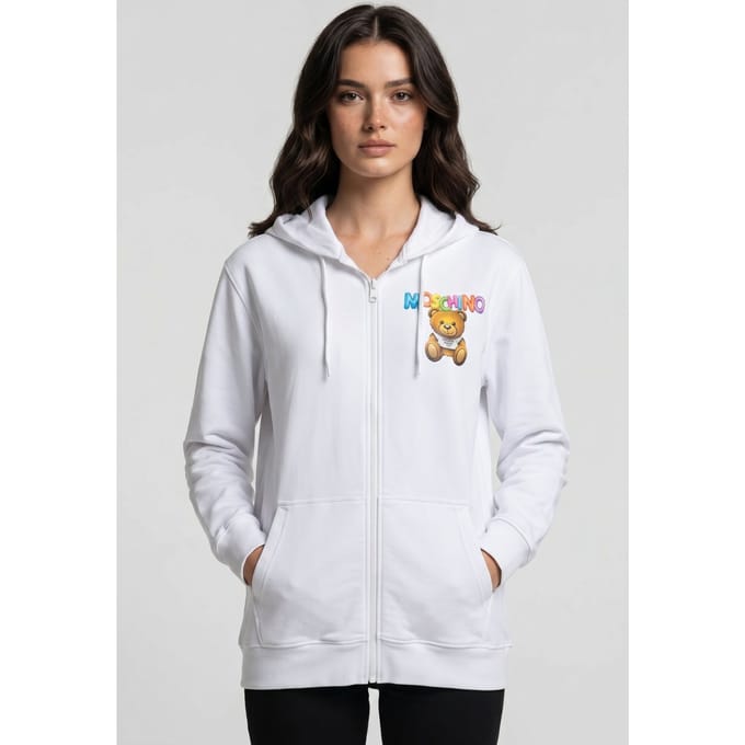Moschino Sweatshirt White Taglia: 38 | Felpe con cappuccio Outlet | Donna | Bianco