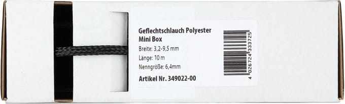Gevlochten Kabelbescherming Mini Box 3.2 - 9.5 mm / Lengte 10 meter