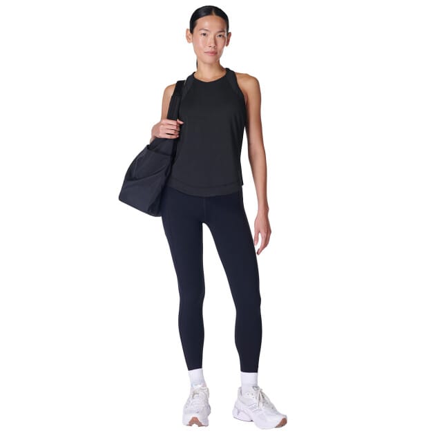 Sweaty Betty Breathe Easy Run Tank Top ZWART - Maat M