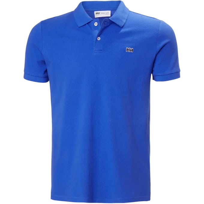 Helly Hansen Hudson Korte Mouw Poloshirt Blauw S Man
